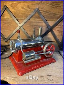Toy Steam Engine Original Vintage Empire 43 Marx Electric Whistle Kids Old Fun