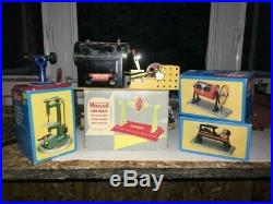 Toy Steam Engine collection with Original Box and accessories, near mint cond