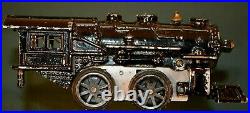 Toy Train Steam Model Aluminum Body Wind-up 2 Rail O Scale Track Hafner