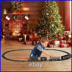 Train Set For Boys Metal Alloy Electric Trains Model With Steam Locomotive New