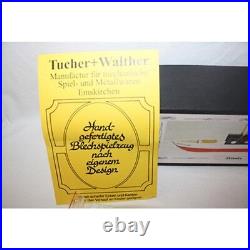 Tucher Walther Metal-tin Alexandra Boat Steam Engine German In Box Limited Editi