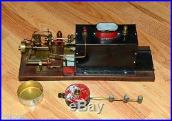 Unknown Antique Live Horizontal Table Top Boiler and Model Steam Engine