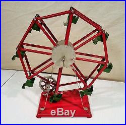 Vintage / Antique Empire Steam Engine Powered Accessory Tin Toy Ferris Wheel