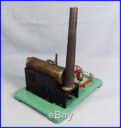 Vintage Czech Igla Ites Live Steam Engine Boiler Model Tin Toy Fleishmann Copy