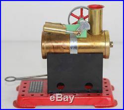 Vintage Mamod Minor 1 Toy Steam Engine With Power Hammer Accessory