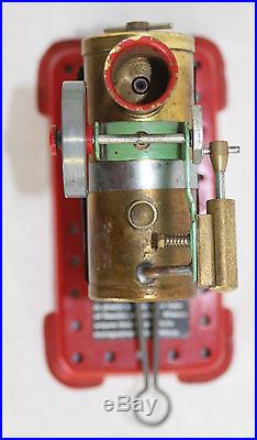 Vintage Mamod Minor 1 Toy Steam Engine With Power Hammer Accessory