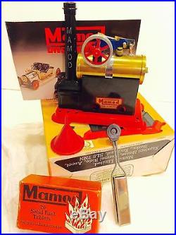 Vintage Mamod Model Sp-1 Horizontal Steam Engine Never Used Orig Box ++++