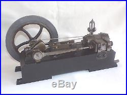 VINTAGE OLD ANTIQUE LIVE STEAM ENGINE WITH FLYBALL GOVERNOR