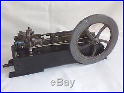 VINTAGE OLD ANTIQUE LIVE STEAM ENGINE WITH FLYBALL GOVERNOR