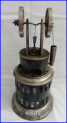 VINTAGE WEEDEN CALORIC OR HOT AIR DOUBLE WHEEL TOY STEAM ENGINE #22