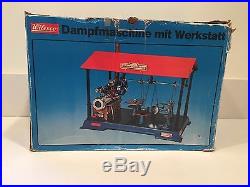 VINTAGE WILESCO D 141 Live Steam Engine Workshop Toy Made in Germany