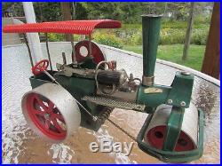 Vintage Wilesco Old Smokey W. German Steam Engine Steam Roller D36