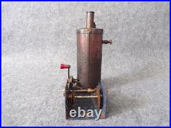 Vintage 1920's Meccano Vertical Boiler Live Steam Engine Antique Toy, Untested