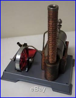 Vintage 1950s FLEISCHMANN'S TOY STEAM ENGINE with grinder & lathe Made in Germany