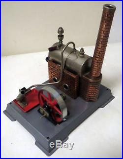 Vintage 1950s FLEISCHMANN'S TOY STEAM ENGINE with grinder & lathe Made in Germany
