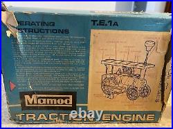 Vintage 1960's Mamod Traction Engine Steam Engine Tractor TE1A withbox