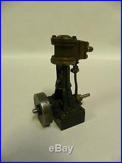 Vintage Antique Cast Metal Brass Small Toy Model Steam Engine Part(A95)