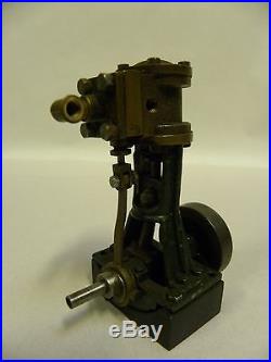 Vintage Antique Cast Metal Brass Small Toy Model Steam Engine Part(A95)