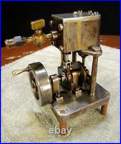 Vintage Antique Early Scotch Yoke Old Marine Steam Engine Model hit miss motor
