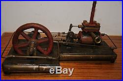 Vintage Antique Steam Engine Model One Of A kind Hand Made Brass, Copper, Iron