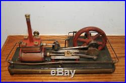 Vintage Antique Steam Engine Model One Of A kind Hand Made Brass, Copper, Iron