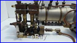 Vintage Aster Steam Engine Model Toy Hobby Motor Antique Metal Brass Train