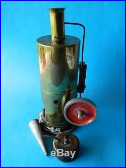 Vintage Australian Toy Upright Vertical Stationery Steam Engine Model 1900s