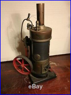 Vintage Bing Toy Vertical Steam Engine, Germany