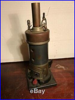 Vintage Bing Toy Vertical Steam Engine, Germany