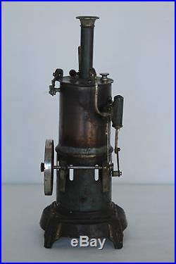 Vintage Bing Vertical Electric Toy Steam Engine