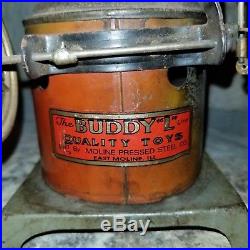 Vintage Buddy L 1920's Rare Train Lantern Metal Toy Steam Engine