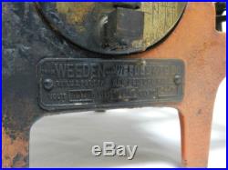Vintage Cast Iron WEEDEN MFG. Co. Steam Engine Toy Model 647