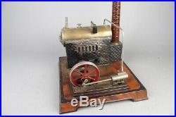 Vintage DOLL D&C live steam engine, prewar tin toy old conversion to electro