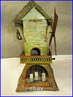 Vintage Doll Steam Engine Accessory, Windmill, Triple Steam Hammer