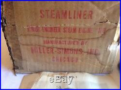 Vintage Electric Steamliner Junior Engineer Steam Engine Model #1