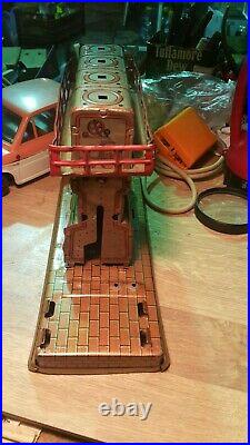 Vintage Elevator Orobr German 1930 Model Plant Steam Engine Wind Up Tin Toy Part