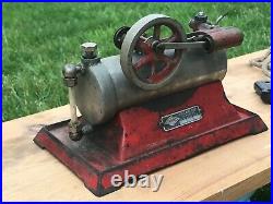 Vintage Empire Metal Co. USA Cast Iron Toy Model Electric Steam Engine B-30