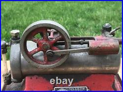 Vintage Empire Metal Co. USA Cast Iron Toy Model Electric Steam Engine B-30