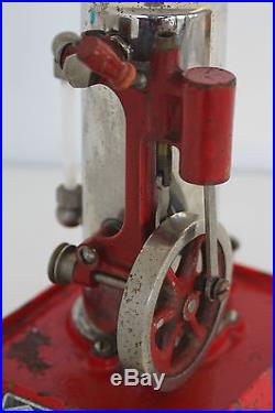 Vintage Empire Metalware Corp B 31 Upright Electric Toy Steam Engine