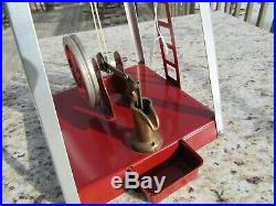 Vintage Empire Steam Engine Toy Windmill Metal Ware Co. Wis. Nos Near Mint