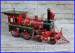 Vintage European Finery Toy Trains Steam Engine & Carriage Xmas Gift Decor Sale