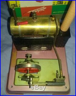 Vintage Fleischmann 120/1 Tin Toy Steam Engine Model withbox