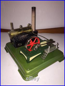 Vintage Fleischmann (Germany) Toy Steam Engine with Original Box. EUC