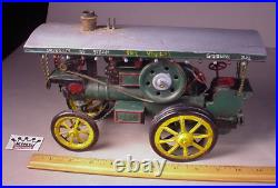 Vintage Folk Art Tom Varley Steam Engine Tractor toy metal handmade 116 Museum