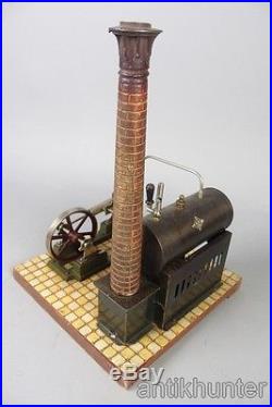 Vintage GBN Bing steam engine, pre war german tin toy