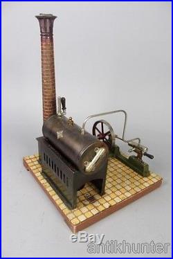 Vintage GBN Bing steam engine, pre war german tin toy