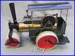 Vintage German Fleischmann Steam Engine Roller Large Size No. 504 Lovely Cond