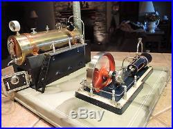 Vintage German-Made Fleischmann Model 130/2 Large Steam Engine Dampfmaschine