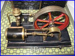Vintage Germany Model Steam Engine Toy Plank Marklin Doll