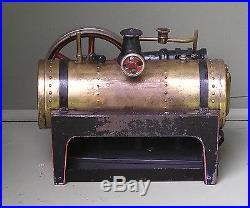 Vintage, Horizontal Bing Model 70-120 live steam engine Made in Bavaria